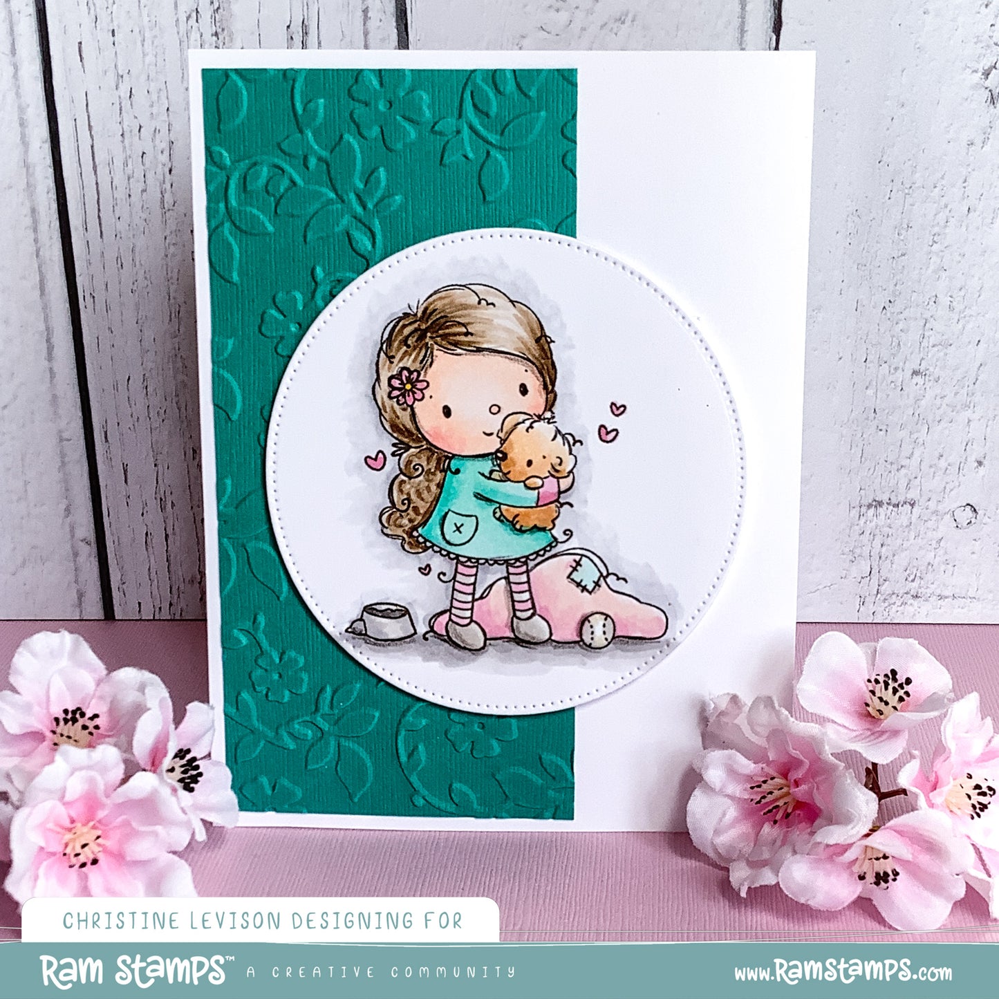 'Puppy Love' Digital Stamp