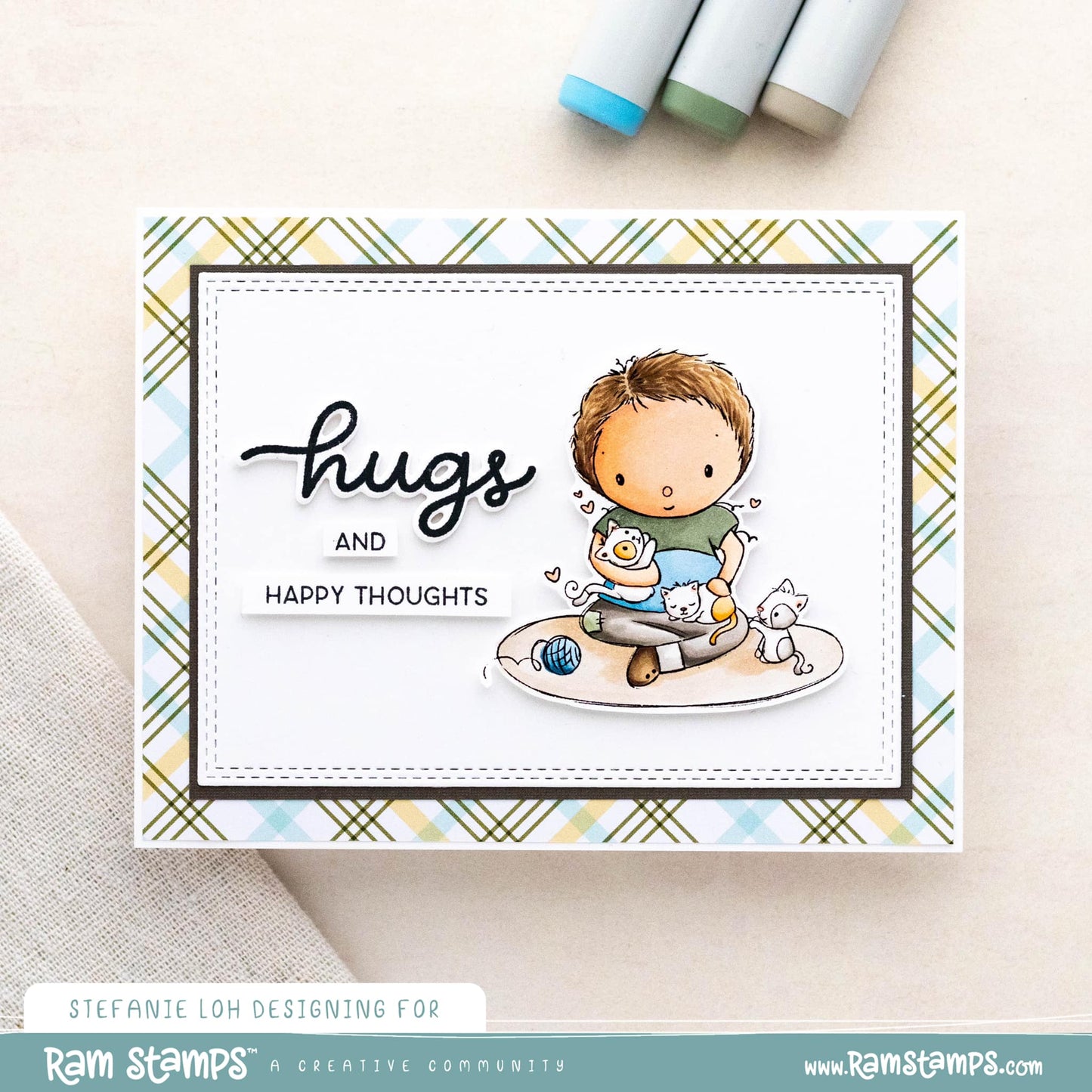 'Kitty Love' Digital Stamp