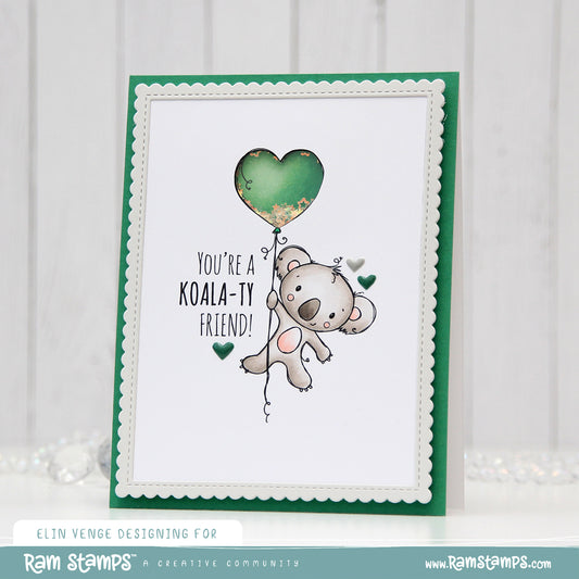 'Animal Valentines - Koala' Digital Stamp