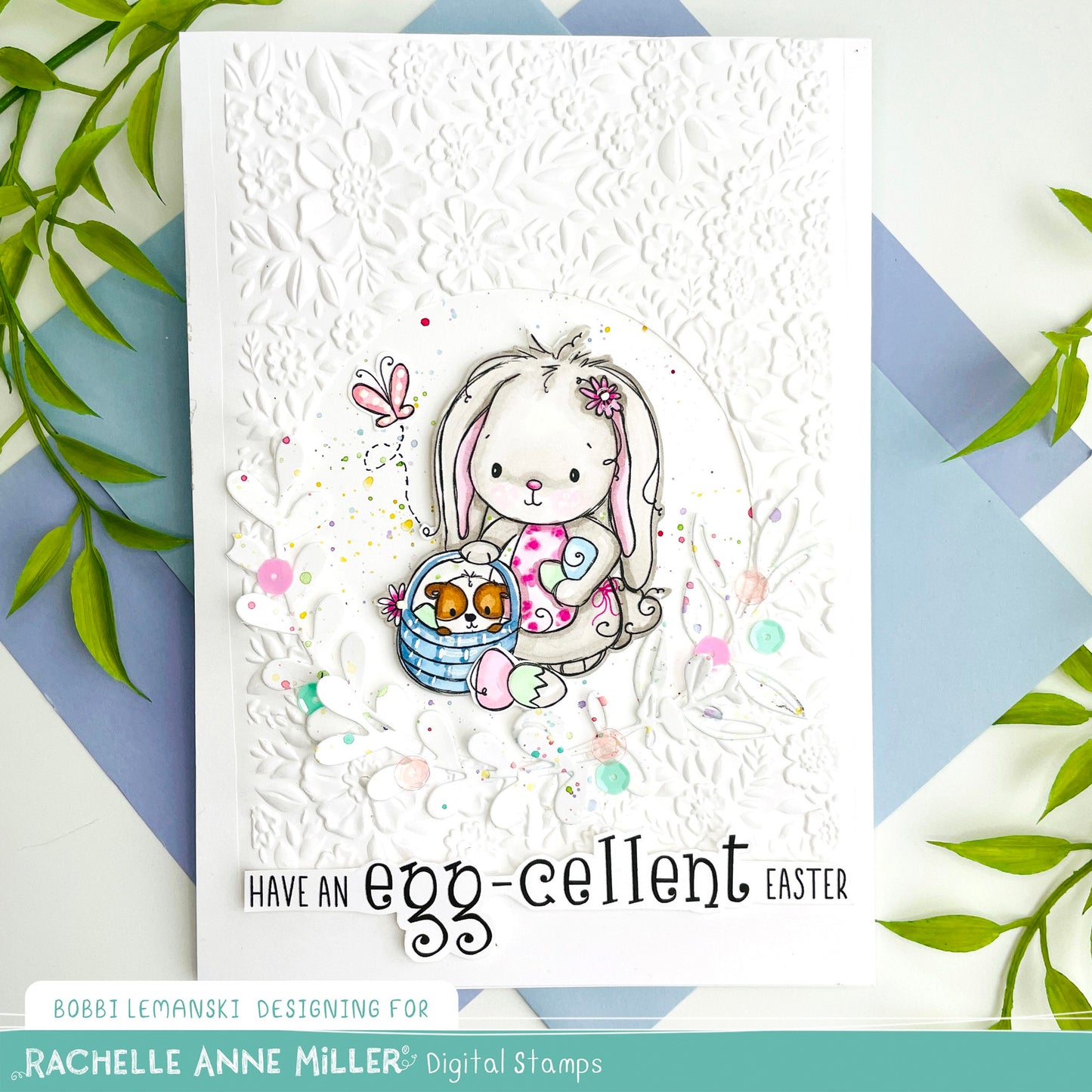 'Bunny & Guinea: Easter' Digital Stamp Set