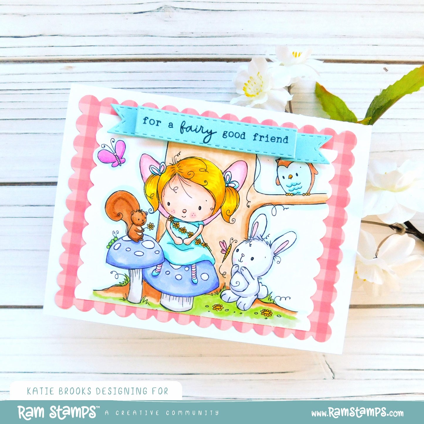 'Woodland Fairy' Digital Stamp