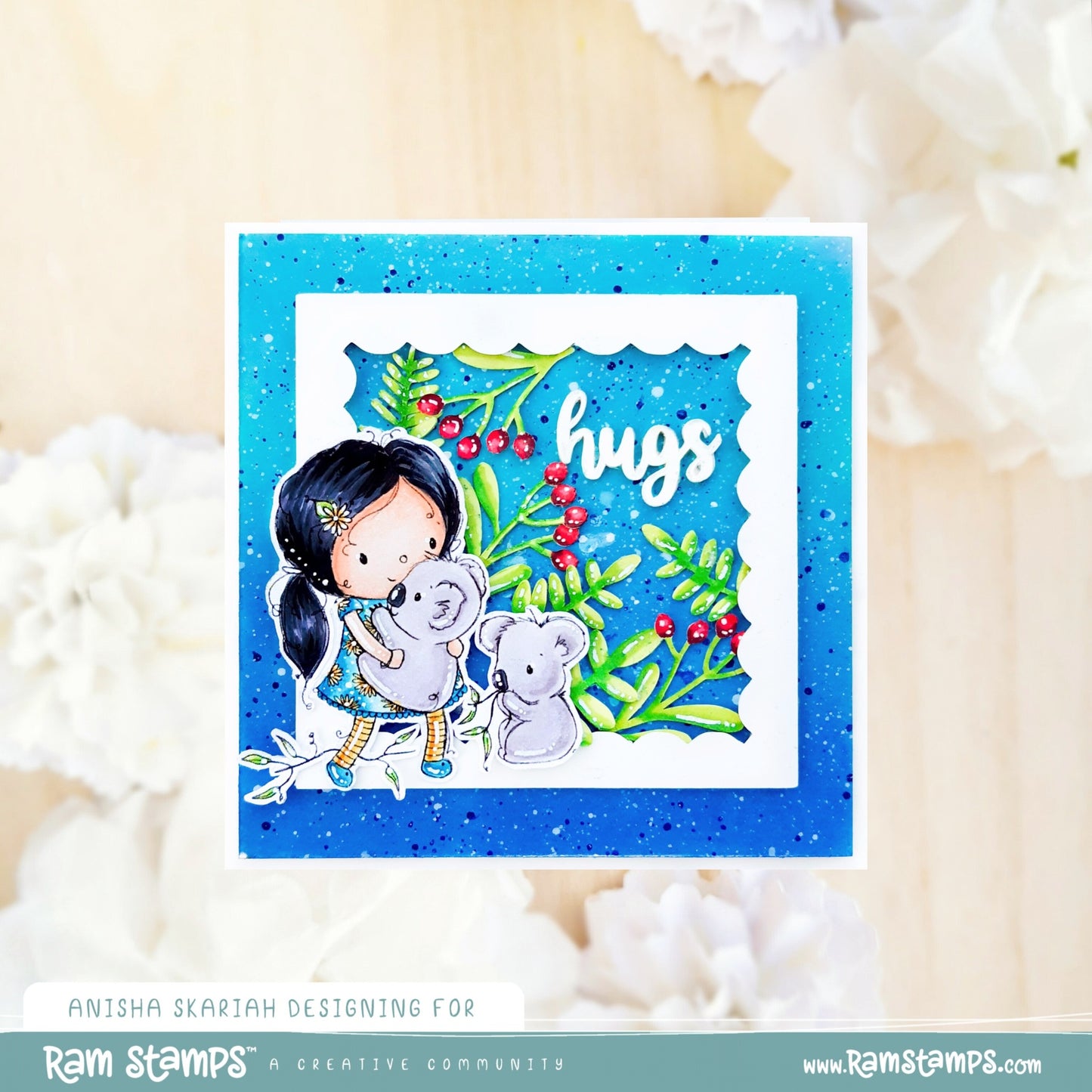 'Koala Girl' Digital Stamp