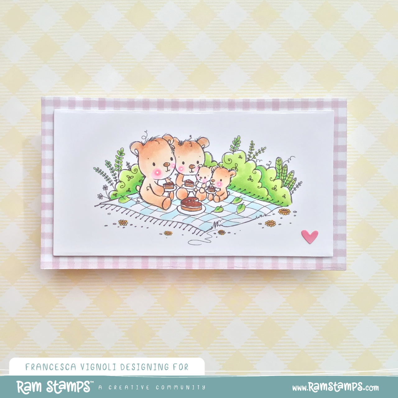 'Teddy Bear Picnic' Digital Stamp