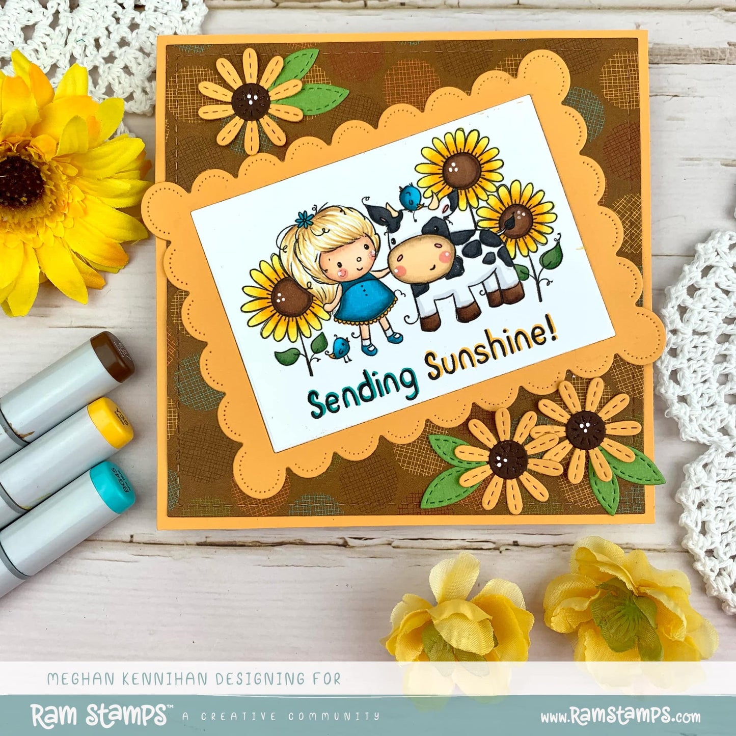 'Sending Sunshine' Digital Stamp