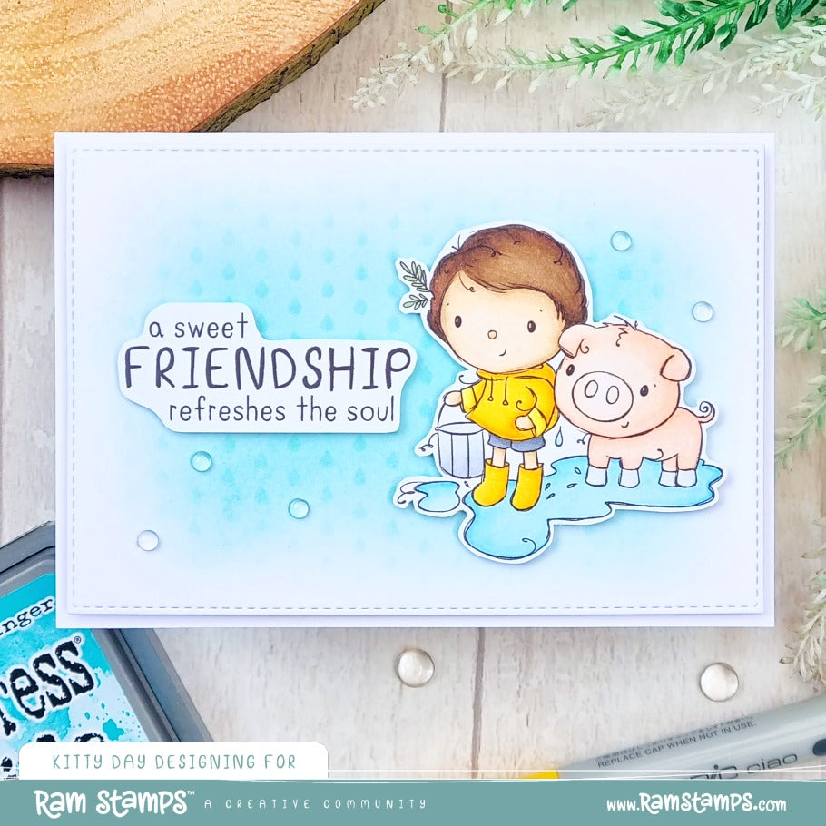 'Sweet Friendship' Digital Stamp