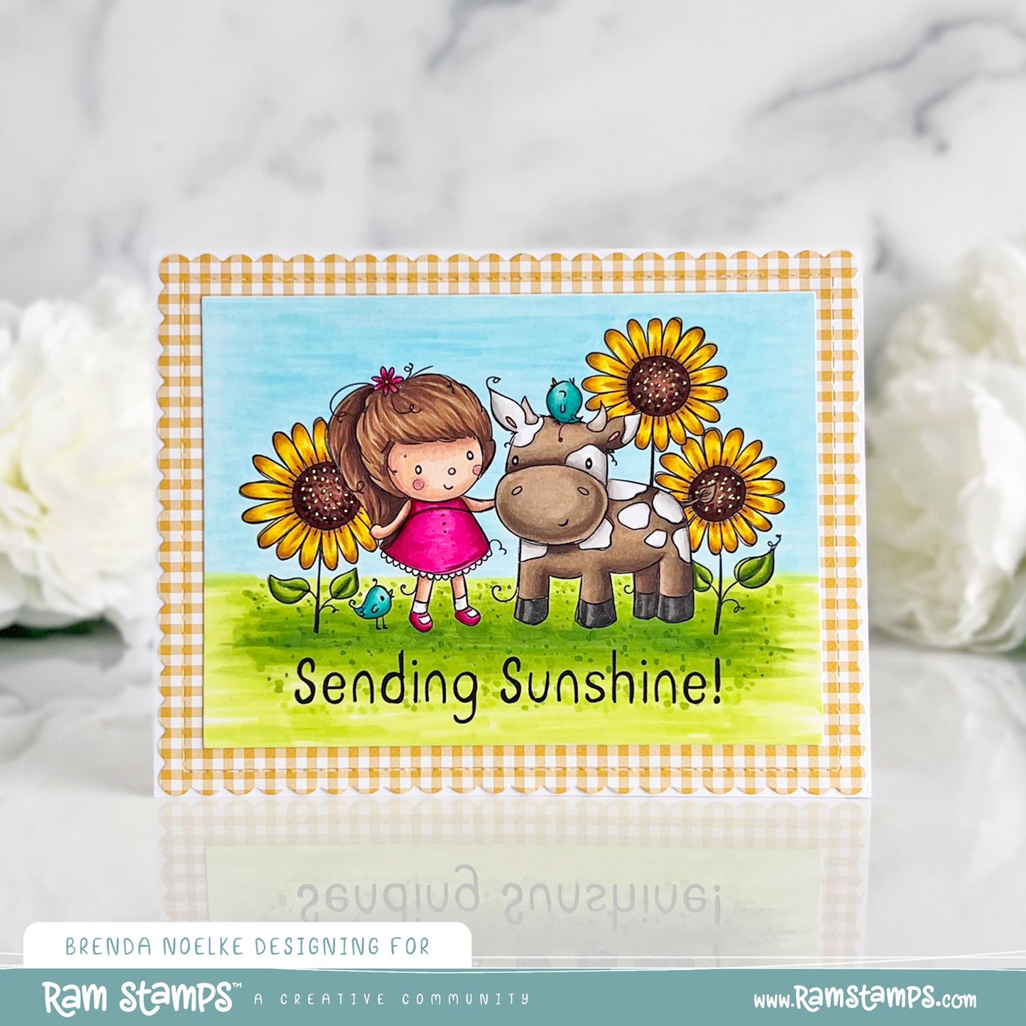 'Sending Sunshine' Digital Stamp