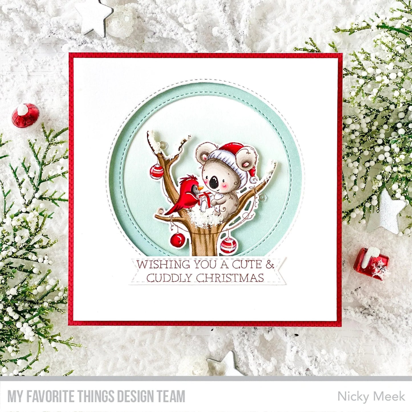'Kookaburra & Koala Christmas' Digital Stamp