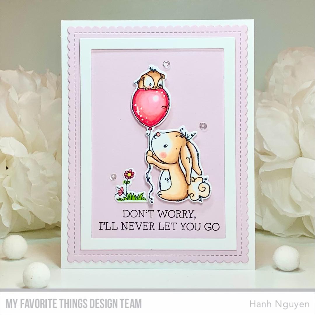 'Bunny & Guinea: Balloon' Digital Stamp