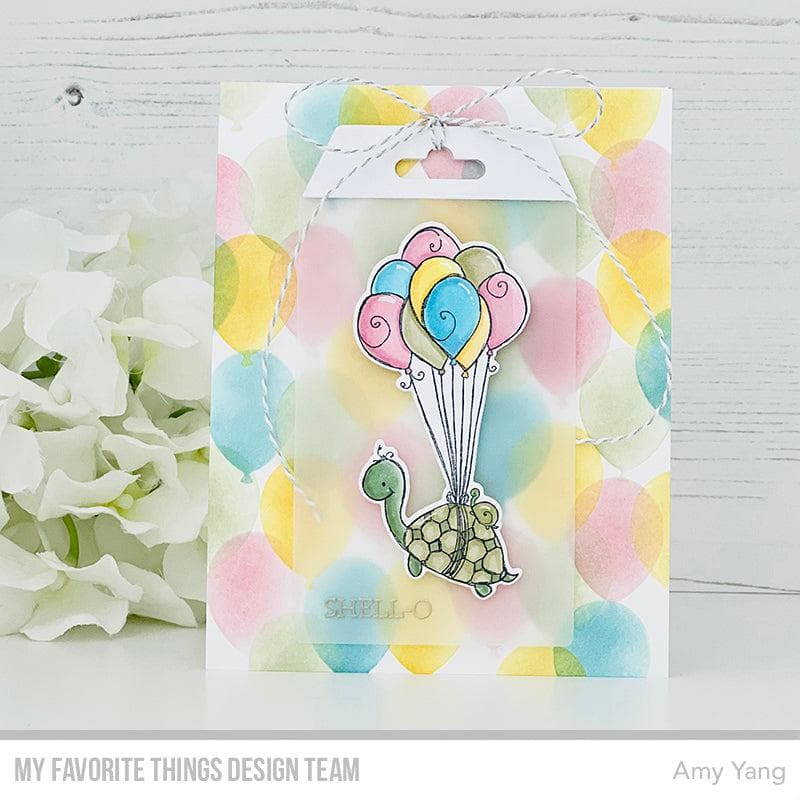 'Birthday Turtle' Digital Stamp