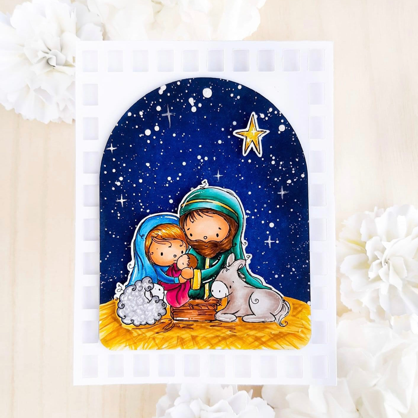 'Nativity' Christmas Digital Stamp