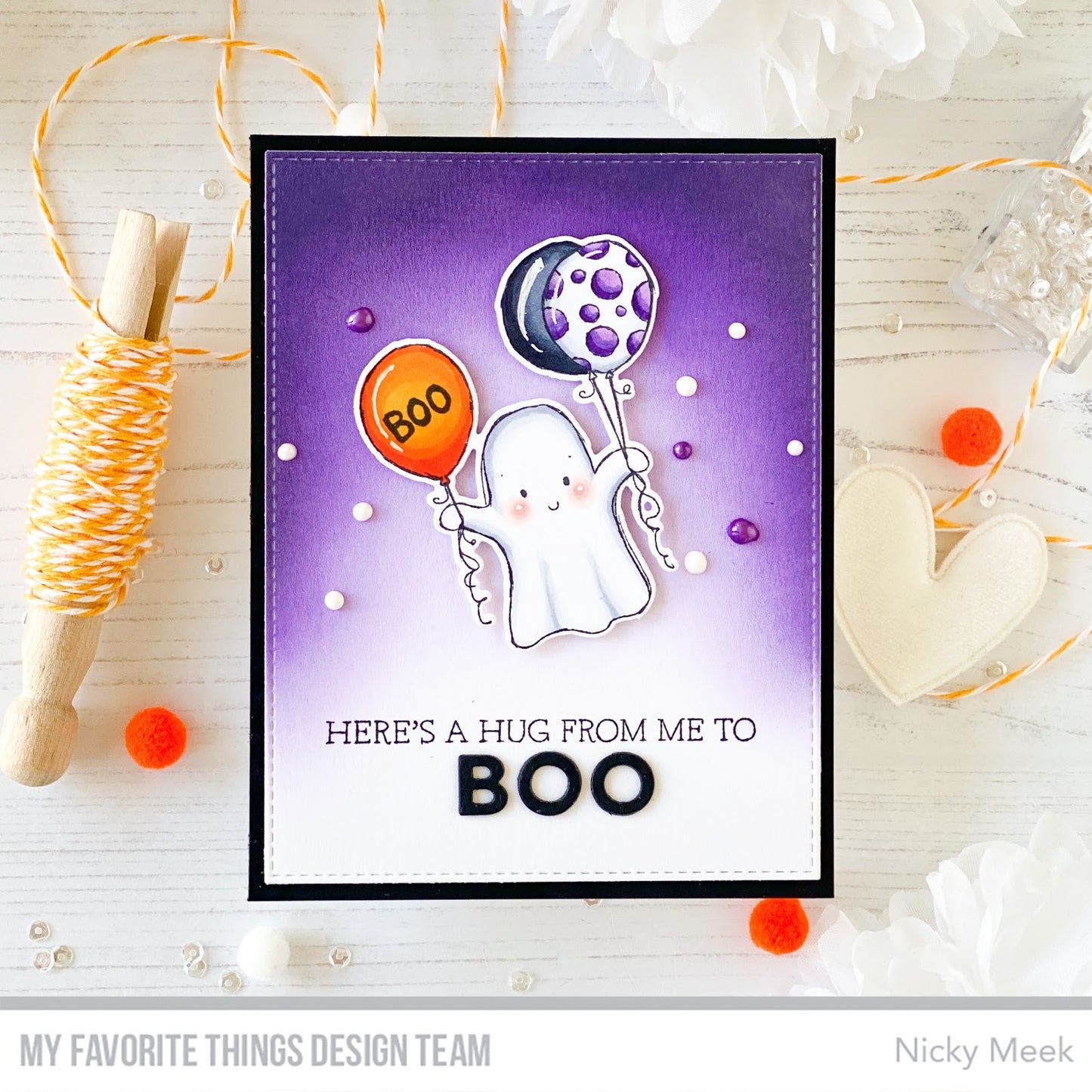 'Cute Ghost' Digital Stamp