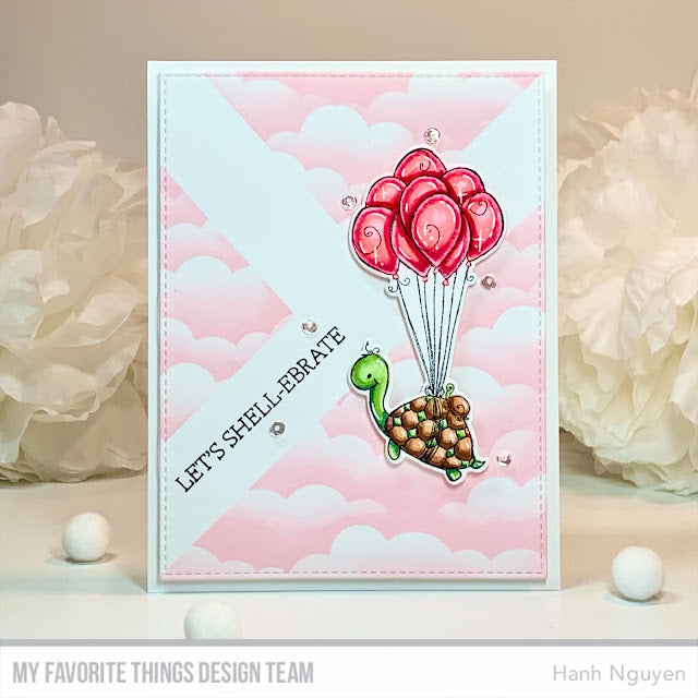 'Birthday Turtle' Digital Stamp