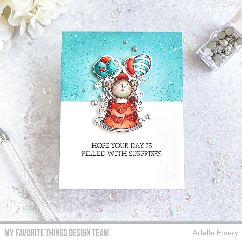 'Birthday Mouse' Digital Stamp