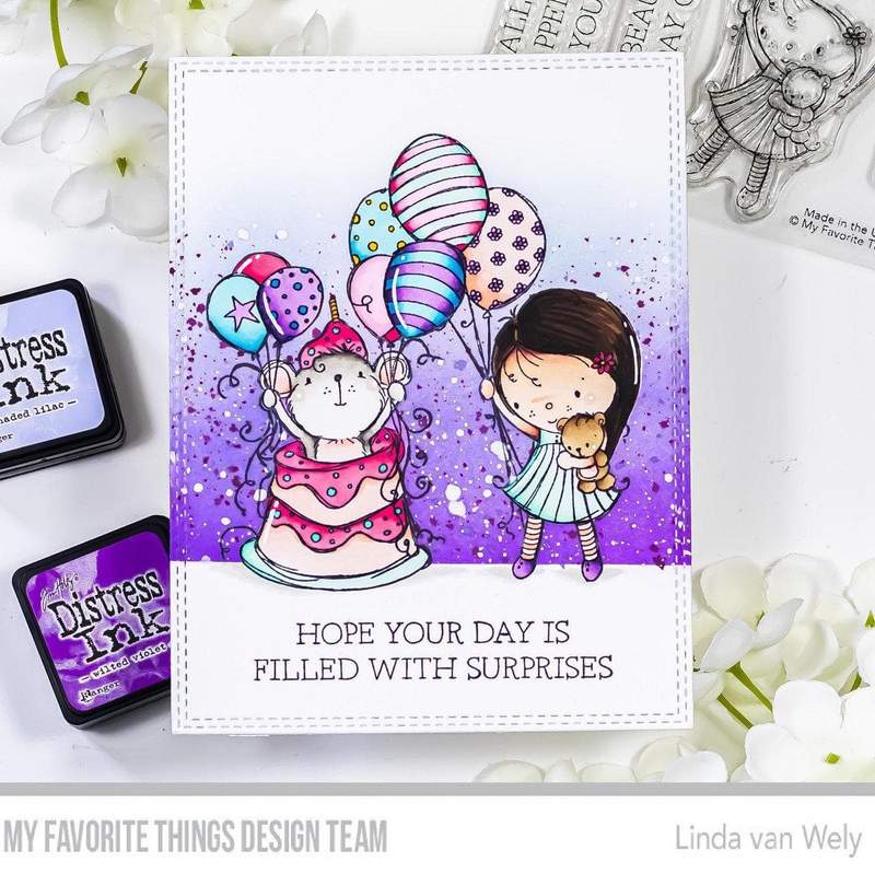 'Balloon Ride' Digital Stamp