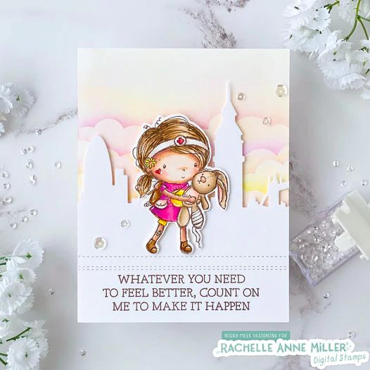'Little Girl' Digital Stamp Set