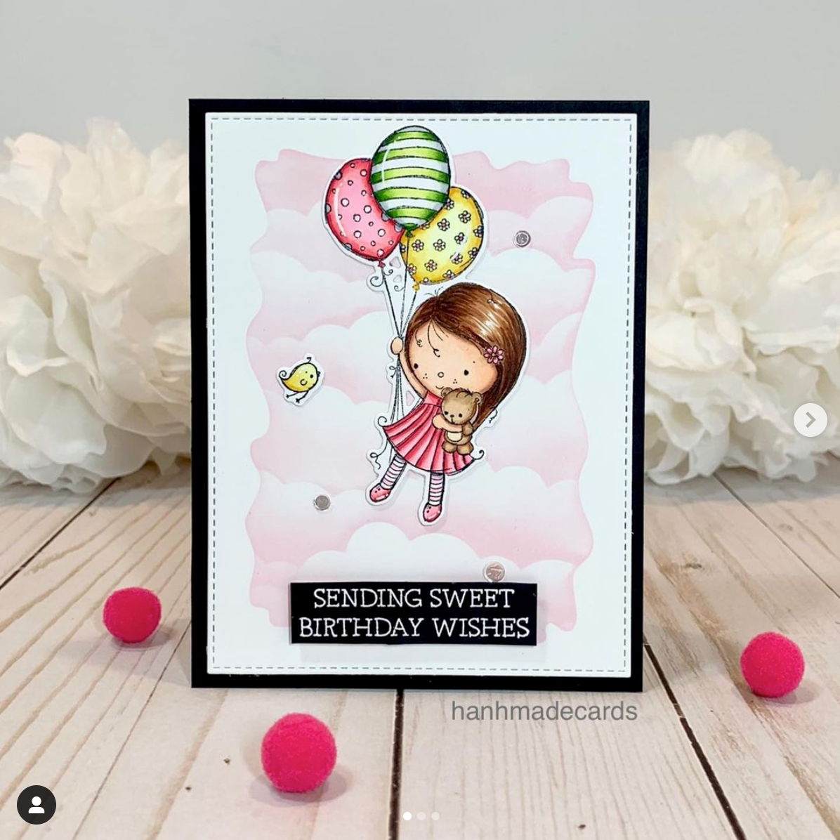 'Balloon Ride' Digital Stamp