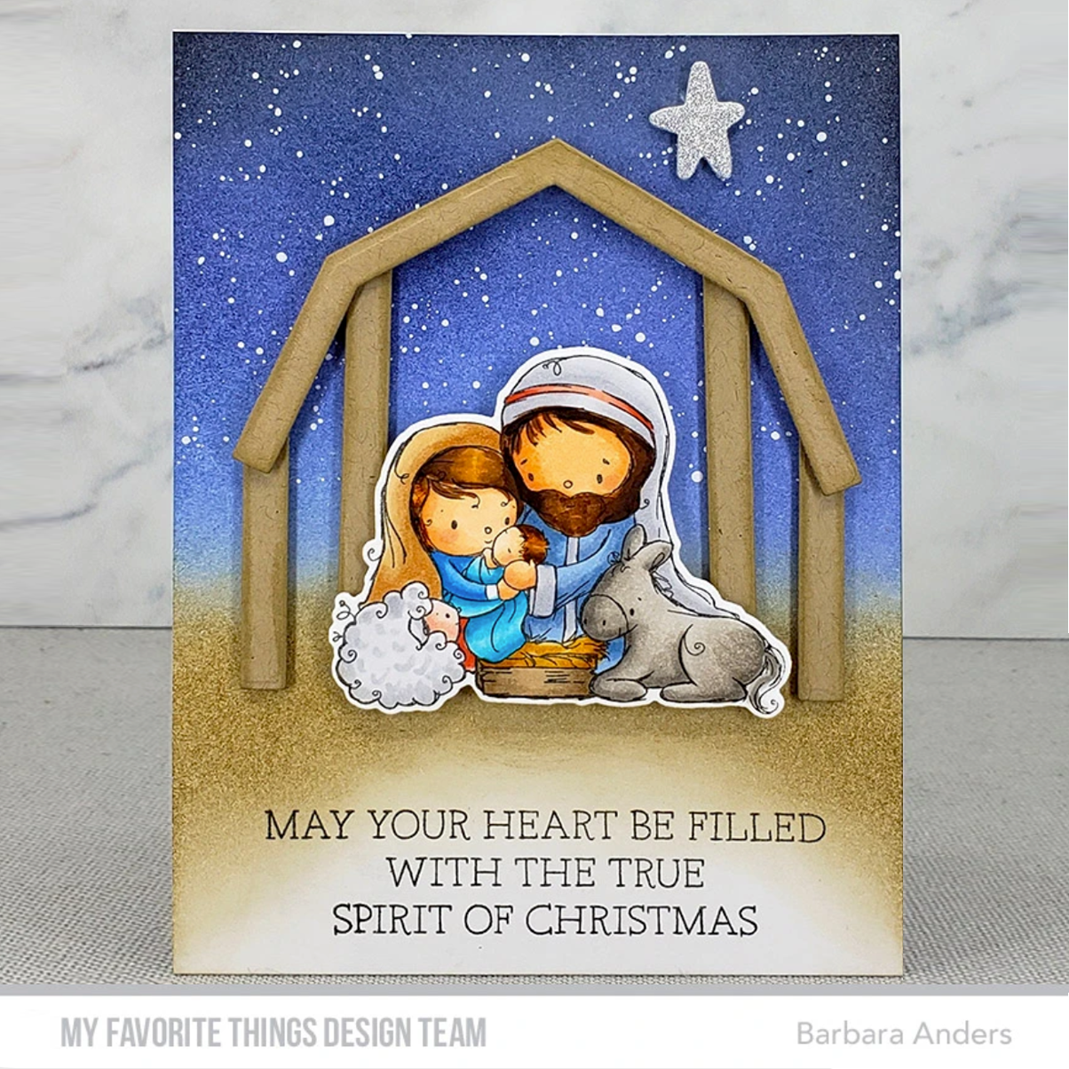'Nativity' Christmas Digital Stamp