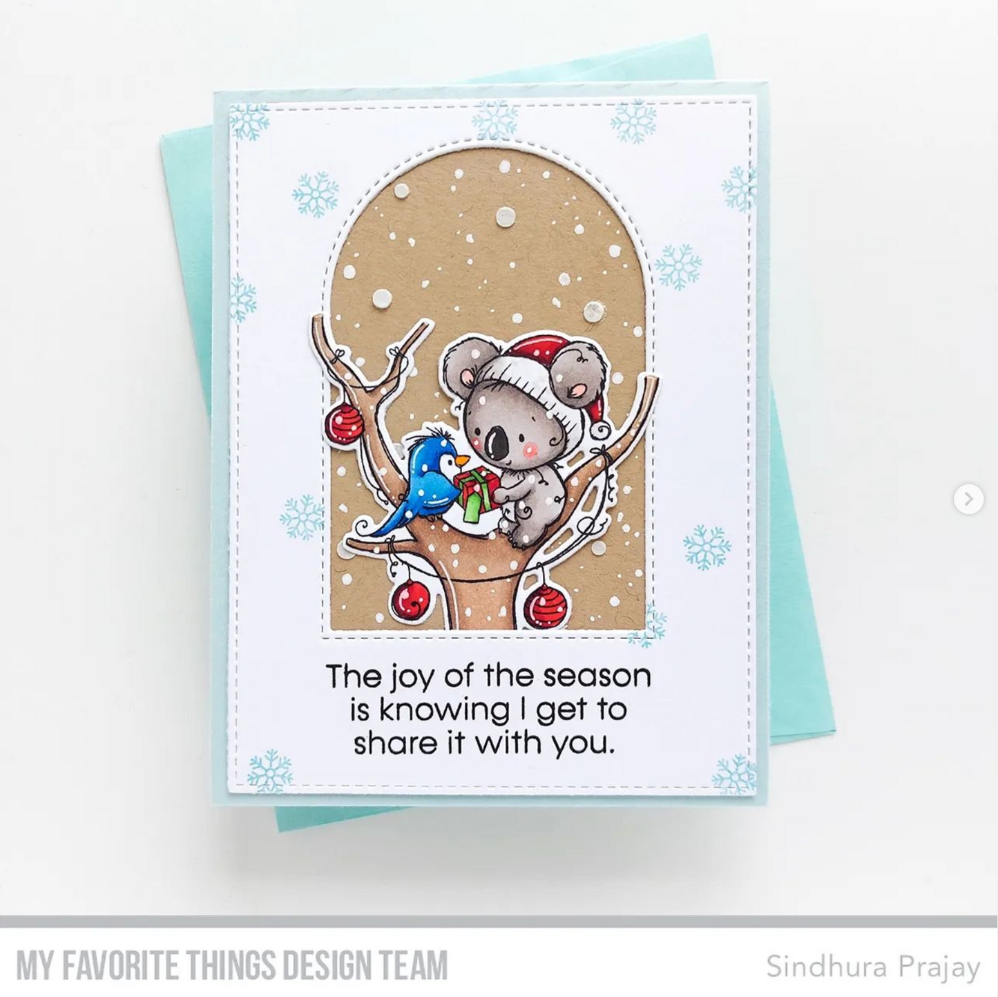 'Kookaburra & Koala Christmas' Digital Stamp