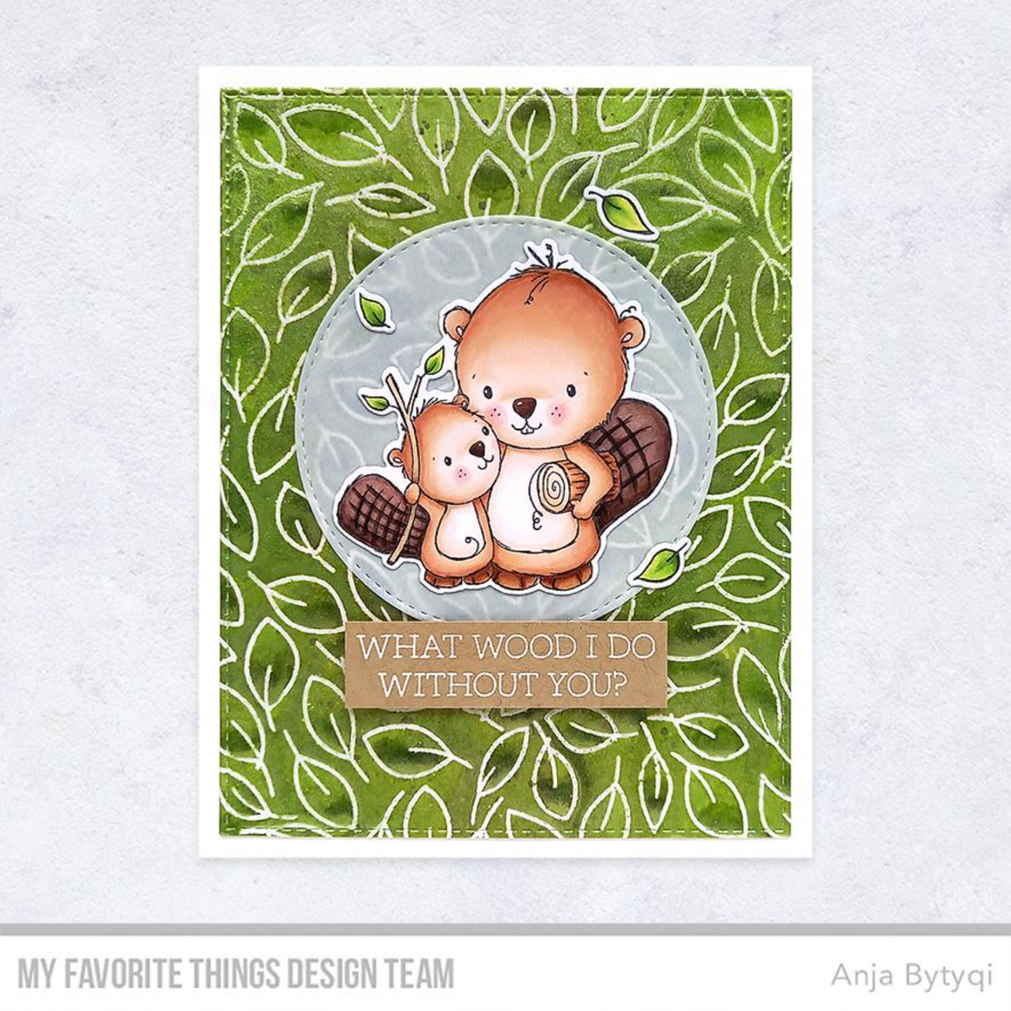 'Canadian Beavers' Digital Stamp