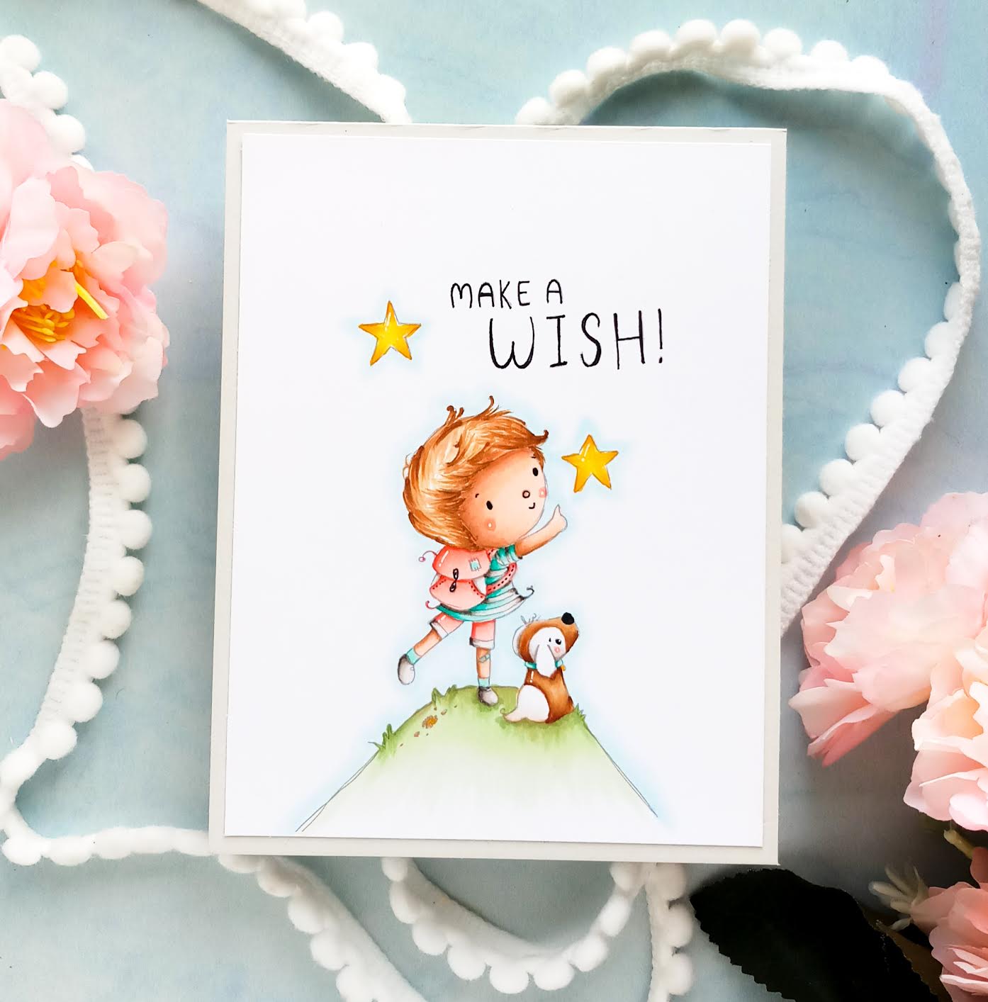'Make a Wish' Digital Stamp