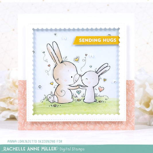 'Mummy Bunny' Digital Stamp