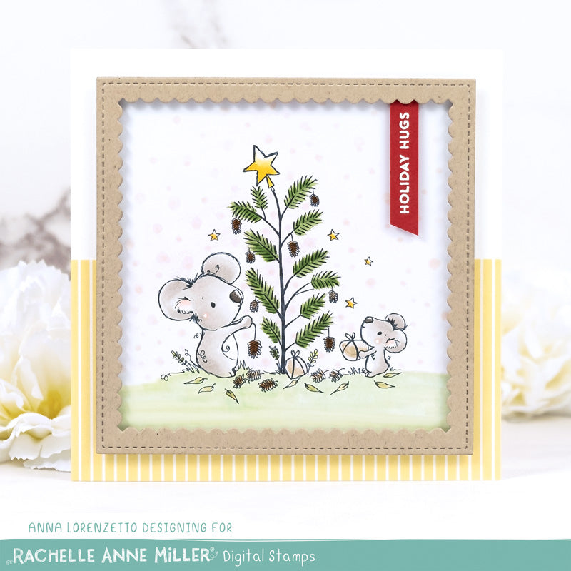 'Koala Christmas' Digital Stamp