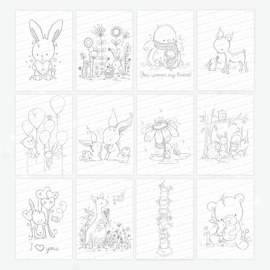 'Animal Bestsellers' Digital Stamp Set