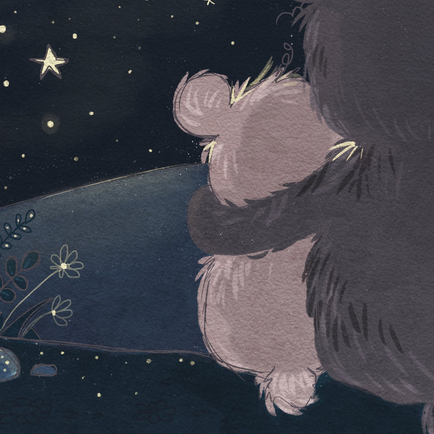 'Starry Night' Children's Wall Art Print