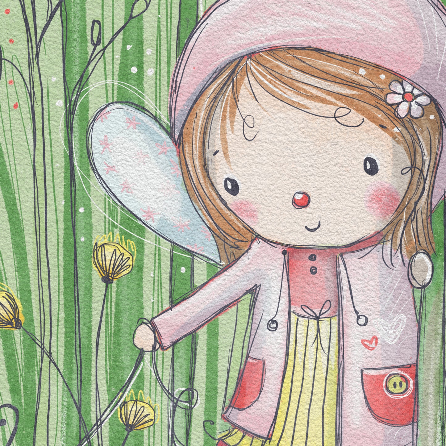 'Little Fairy' Children's Wall Art Print