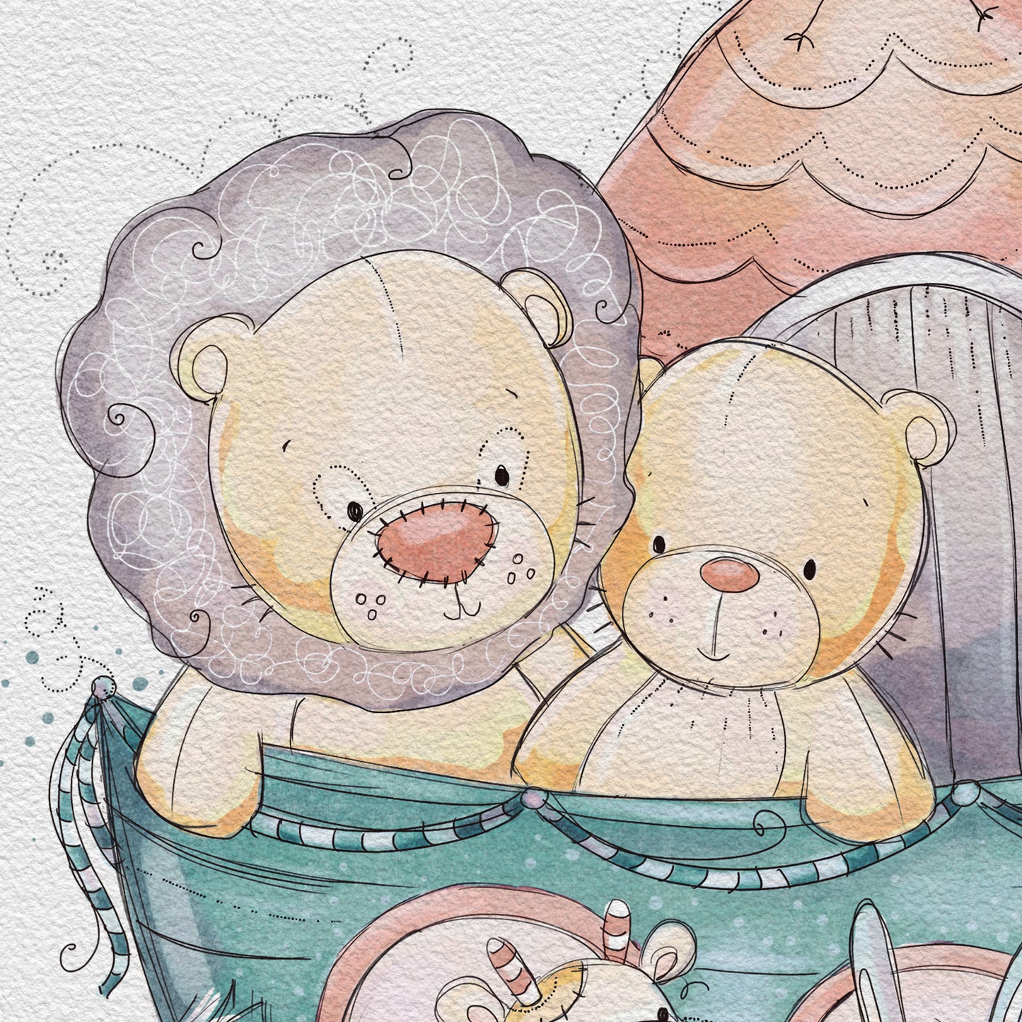 'Noah's Ark' Children's Wall Art Print