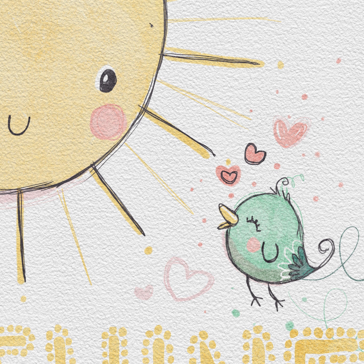 'You Are My Sunshine' Children's Wall Art Print
