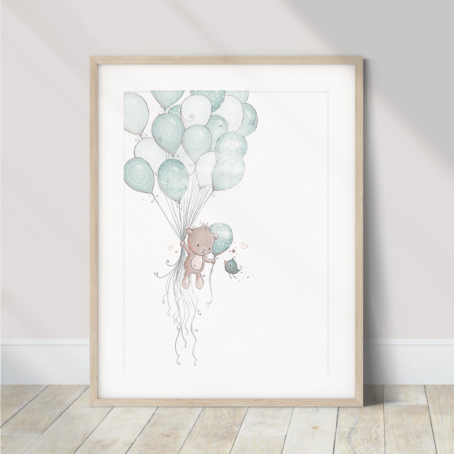 'Bear in the Sky' Children's Wall Art Print