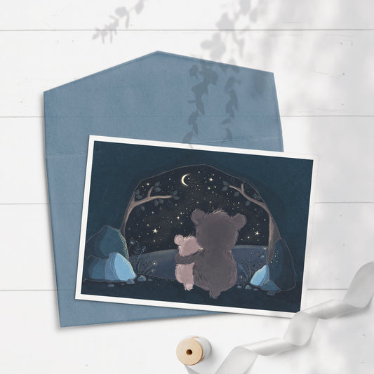 Starry Night 5x7 Greeting Card