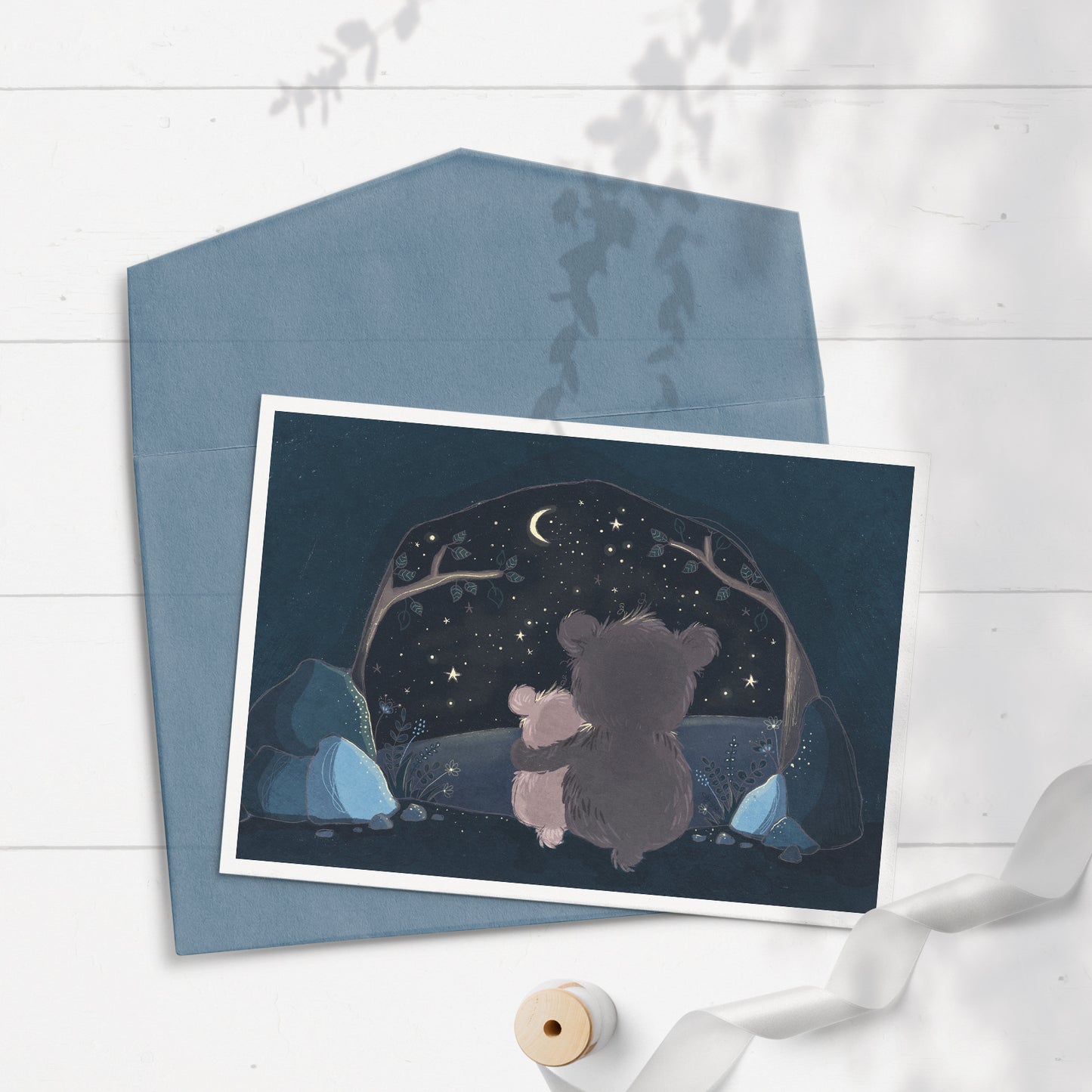 Starry Night 5x7 Greeting Card
