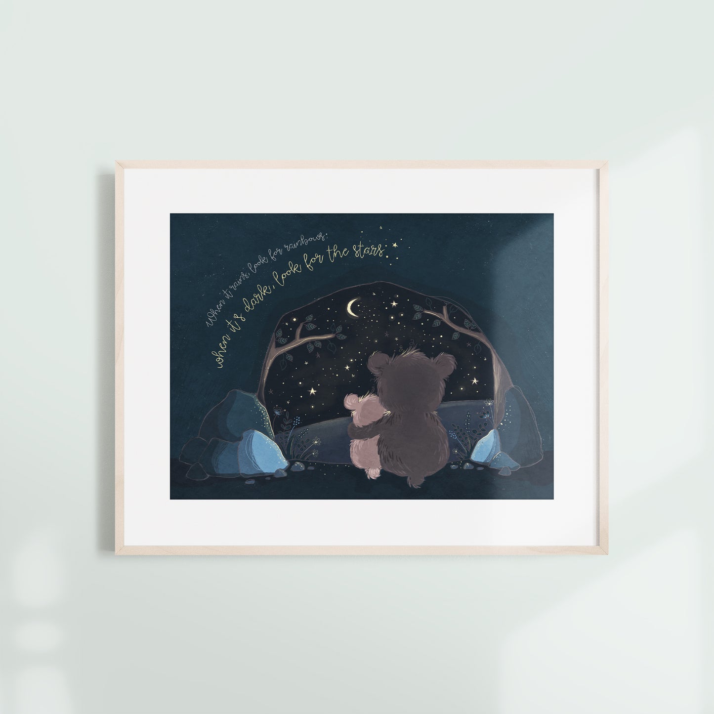 'Starry Night' Children's Wall Art Print