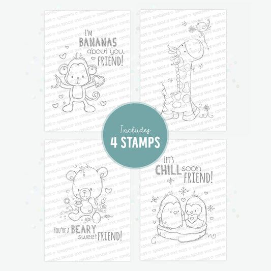 'My Best Friend' Digital Stamp Set