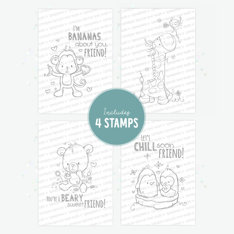 'My Best Friend' Digital Stamp Set