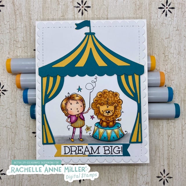 'Dream Big Circus' Digital Stamp