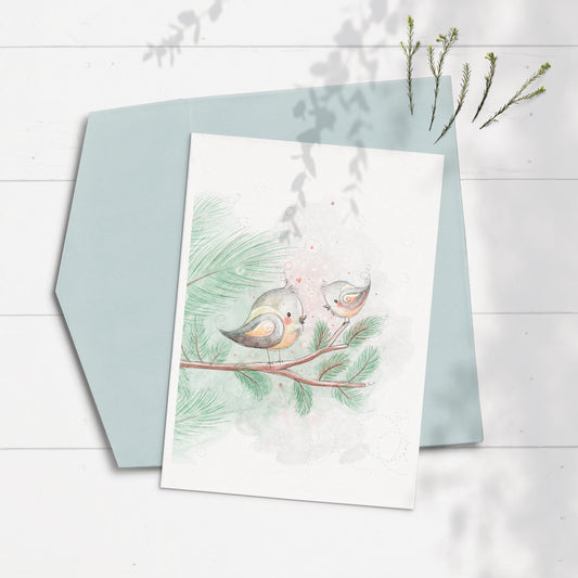 Chickadee Greeting Card