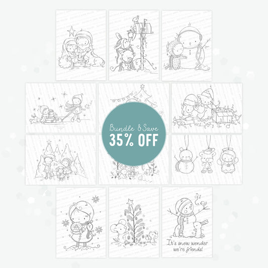 'Christmas Bestsellers' Digital Stamp Set (12 Stamps)