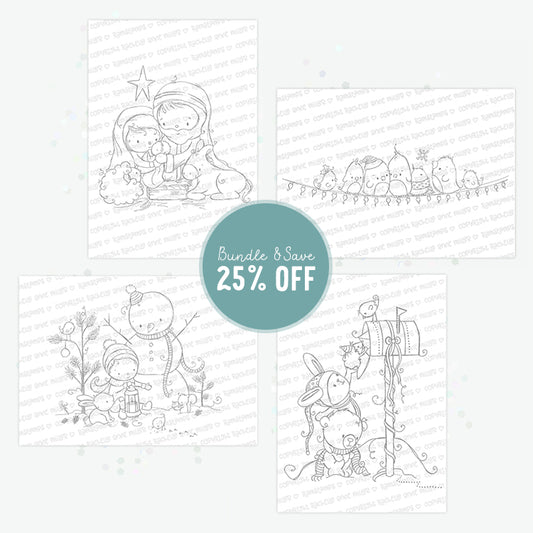 'Christmas in July' Digital Stamp Set