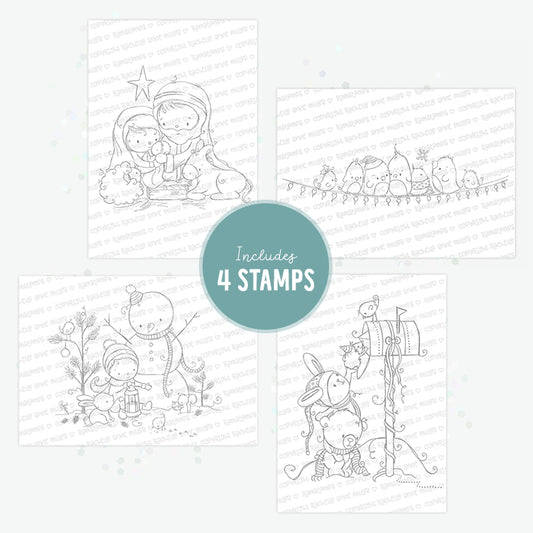'Christmas in July' Digital Stamp Set