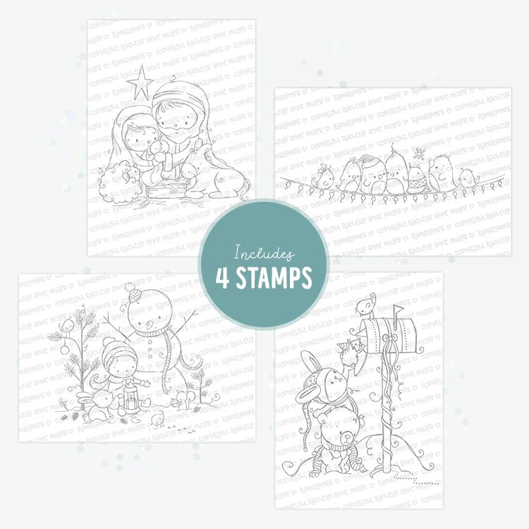 'Christmas in July' Digital Stamp Set