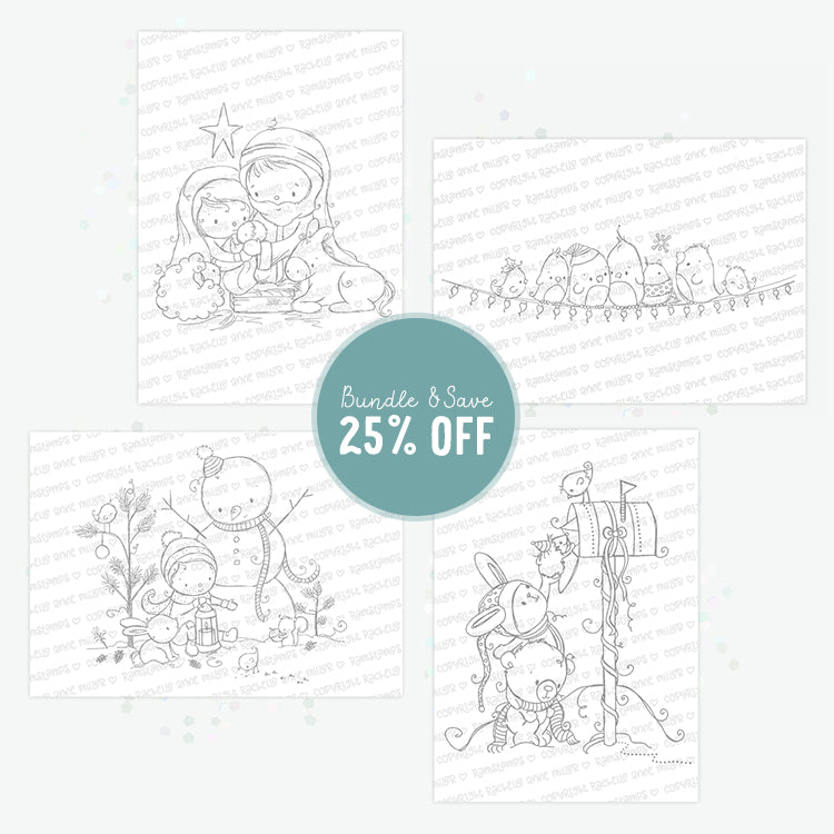 'Christmas in July' Digital Stamp Set