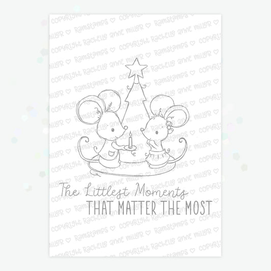 'Christmas Mice' Digital Stamp