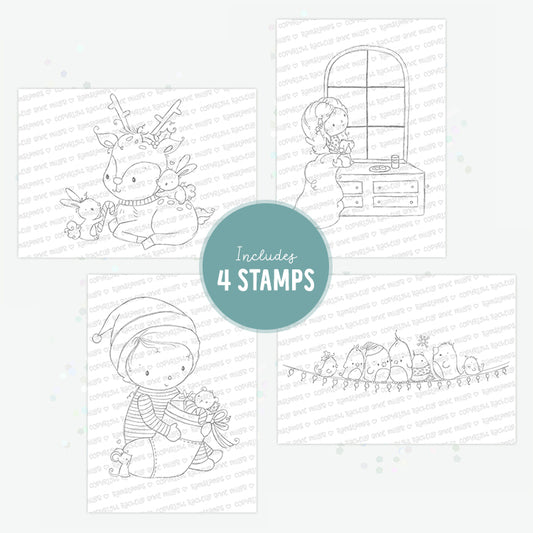 'Christmastime' Digital Stamp Set