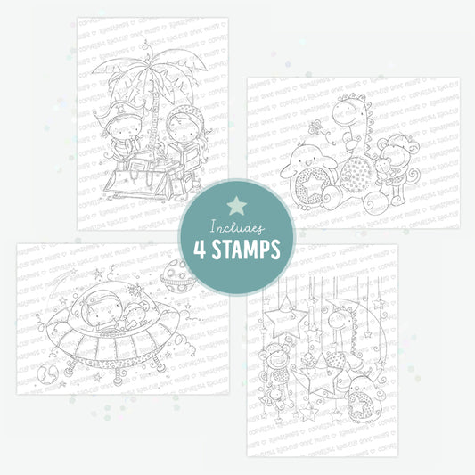 'Discovery' Digital Stamp Set