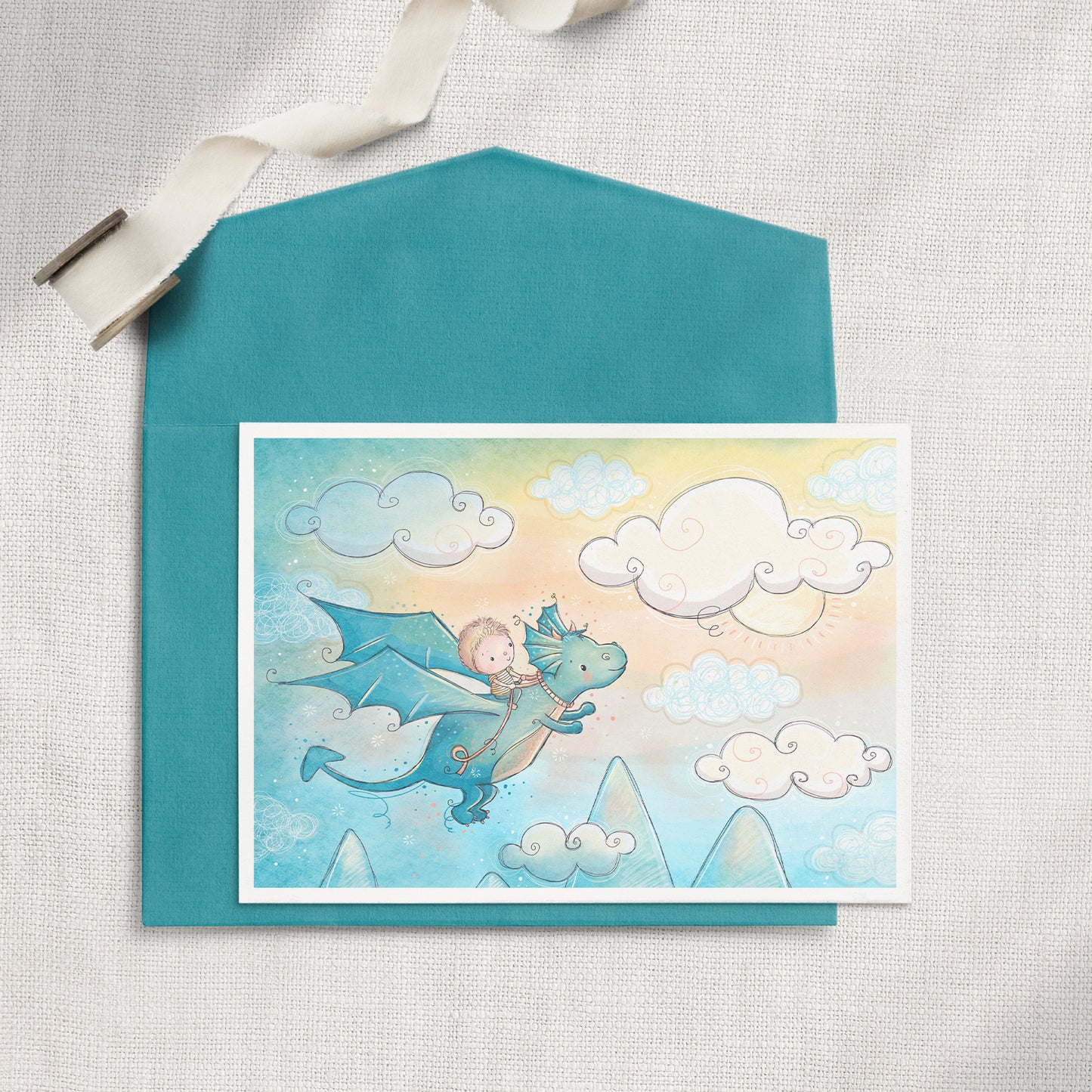 Dragon Dreams 5x7 Greeting Card