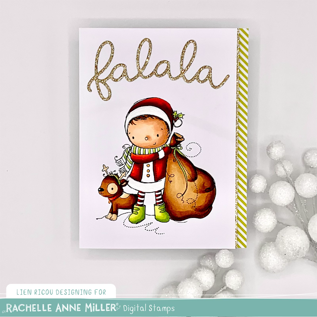'Santa Boy' Christmas Digital Stamp