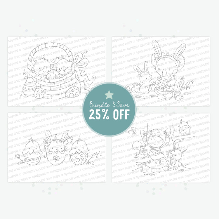 'Easter Friends' Digital Stamp Set